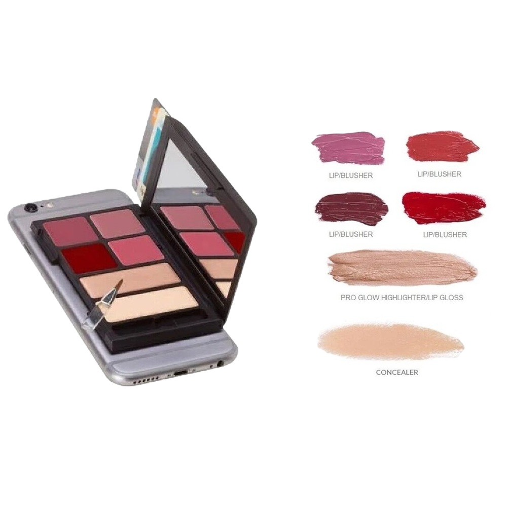 FACECASE COSMETICS Makeup Money Mirror in Rich Nudes NIB